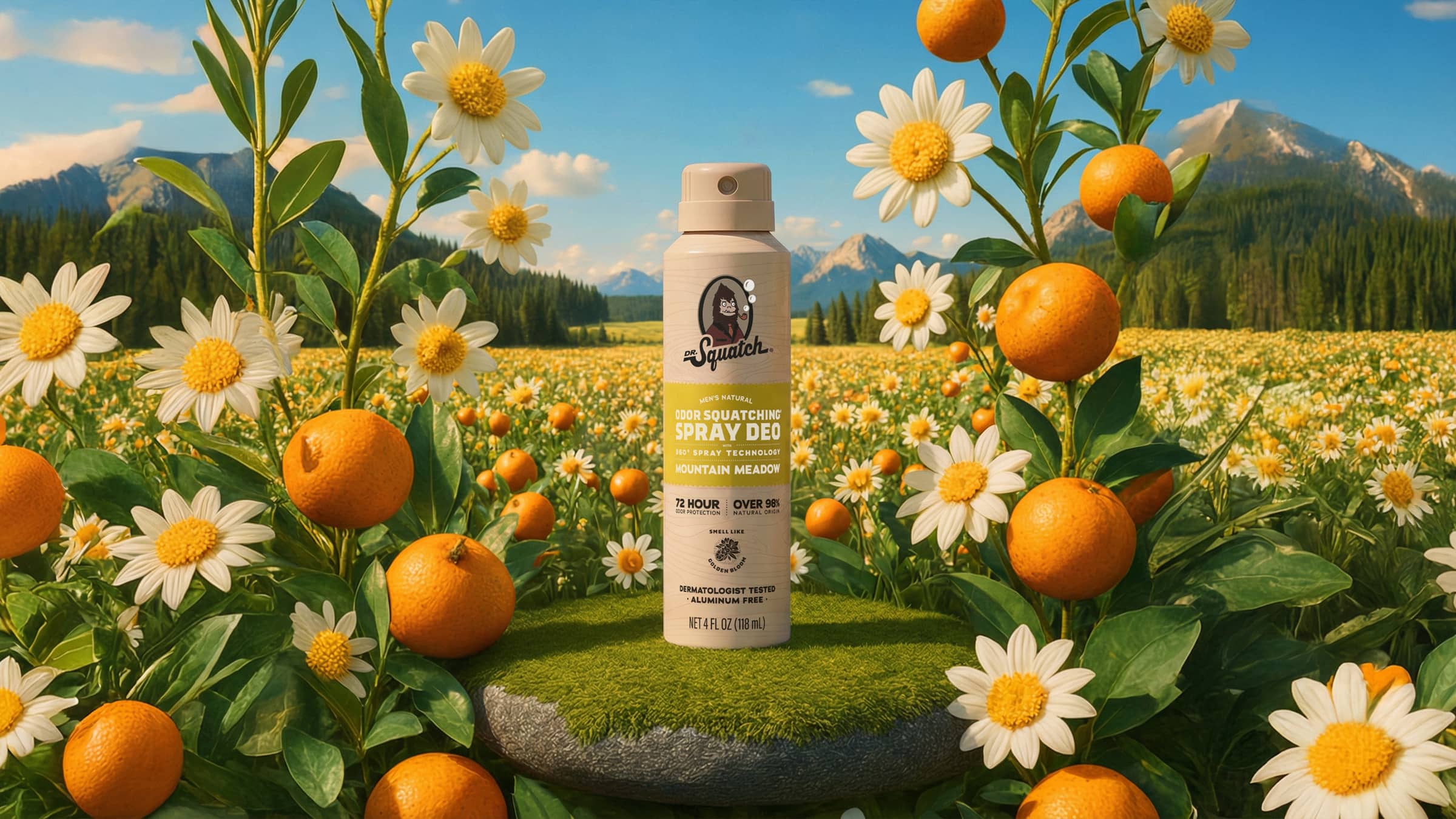 Dr. Squatch Soap Mountain Meadow Spray Deodorant - Image 2