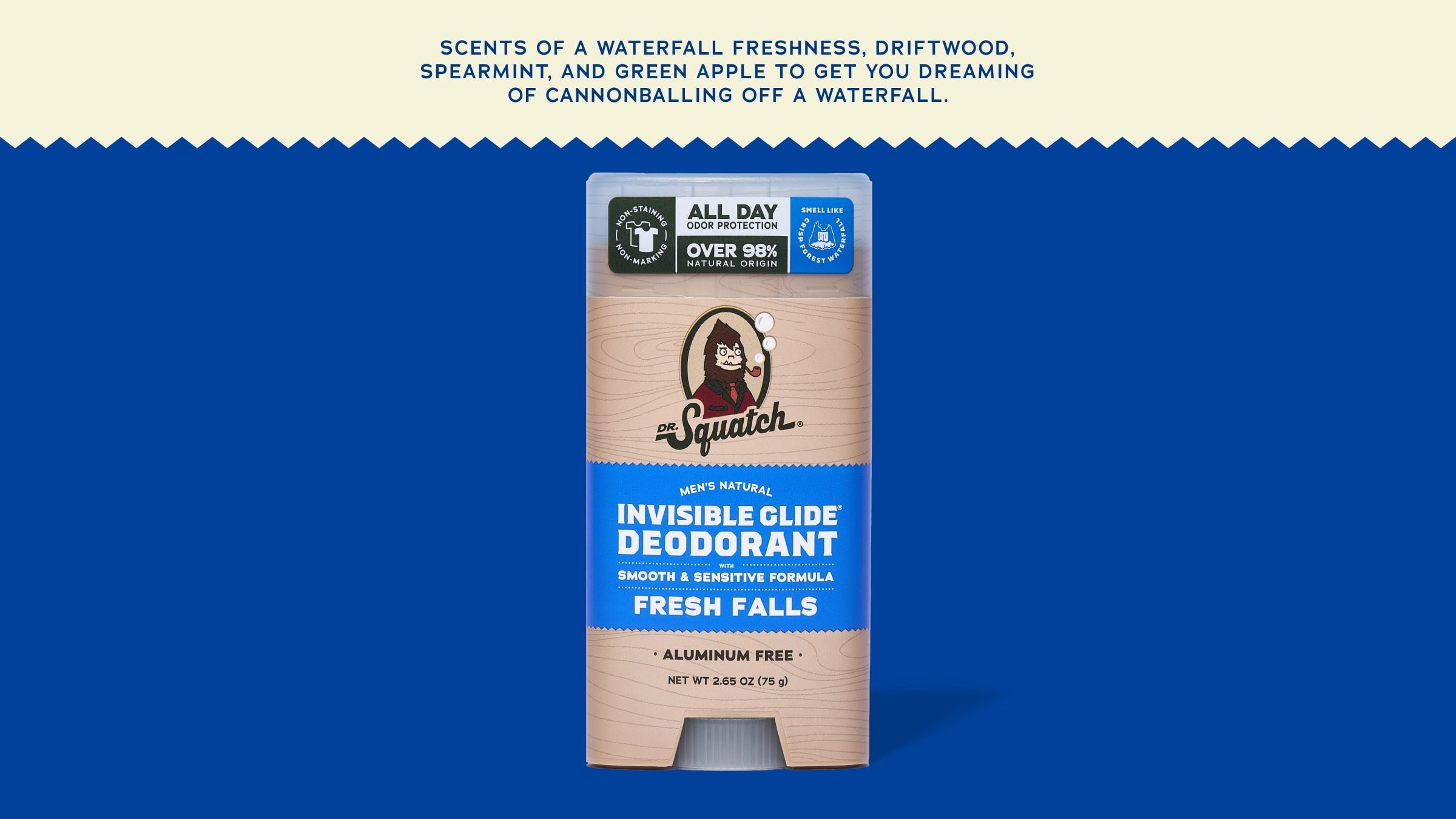 Dr. Squatch Soap Fresh Falls Invisible Glide Deodorant - Image 5