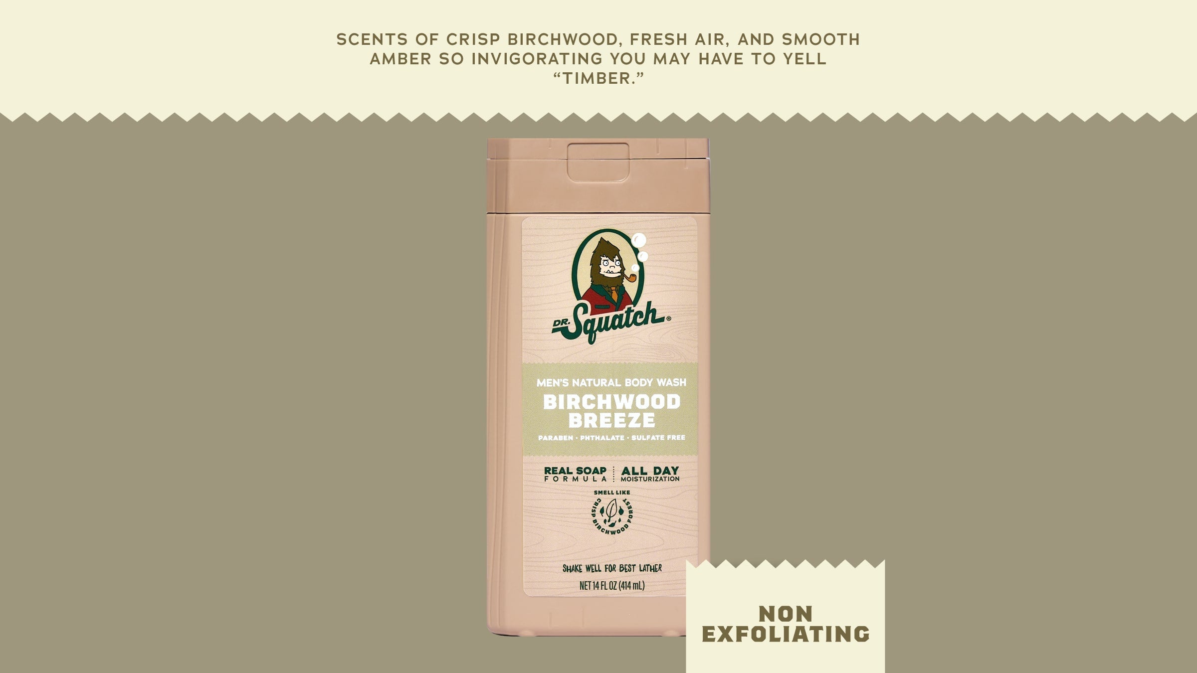 Dr. Squatch Soap 14 oz Birchwood Breeze Body Wash - Image 5