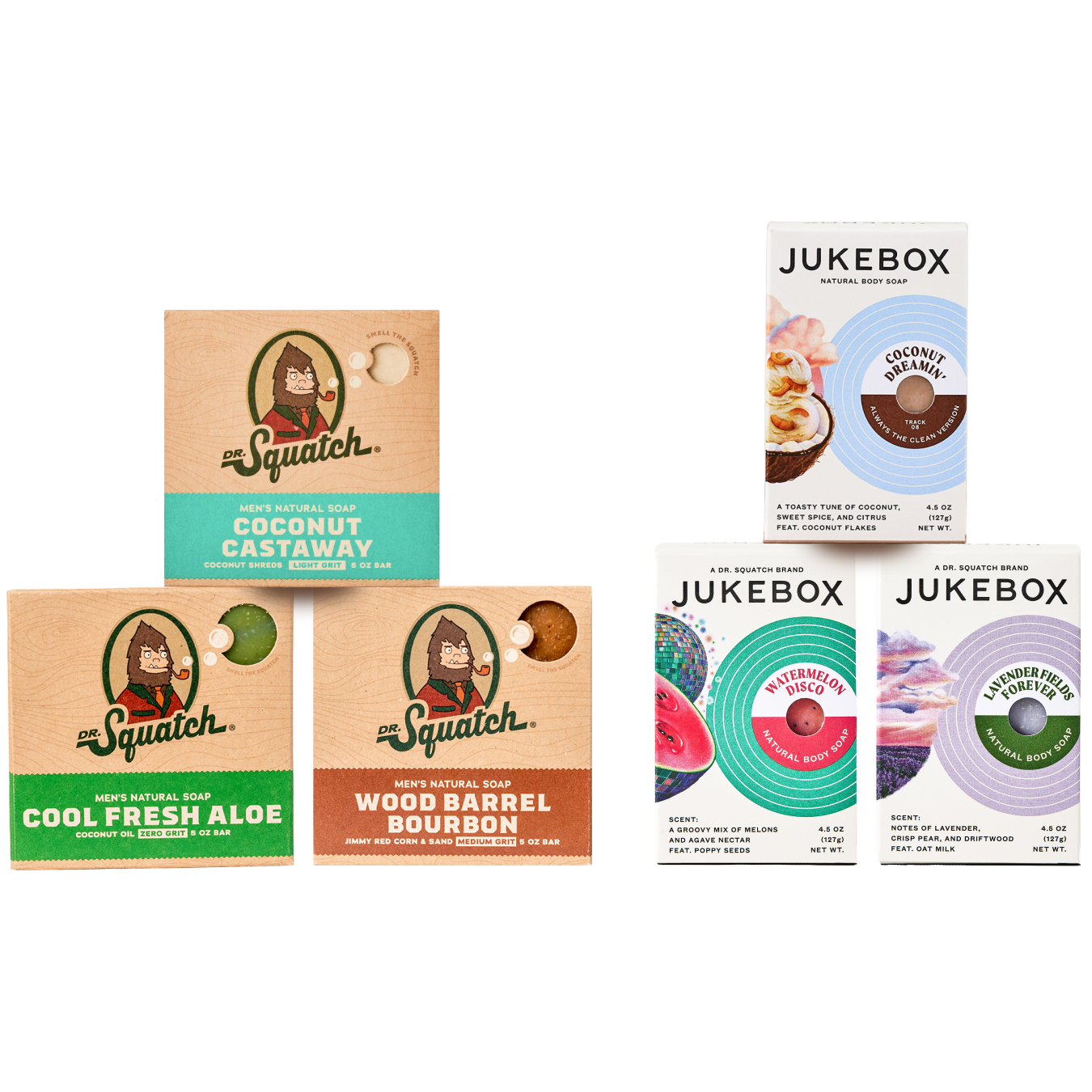 Dr. Squatch Soap His & Hers Natural Soap Set