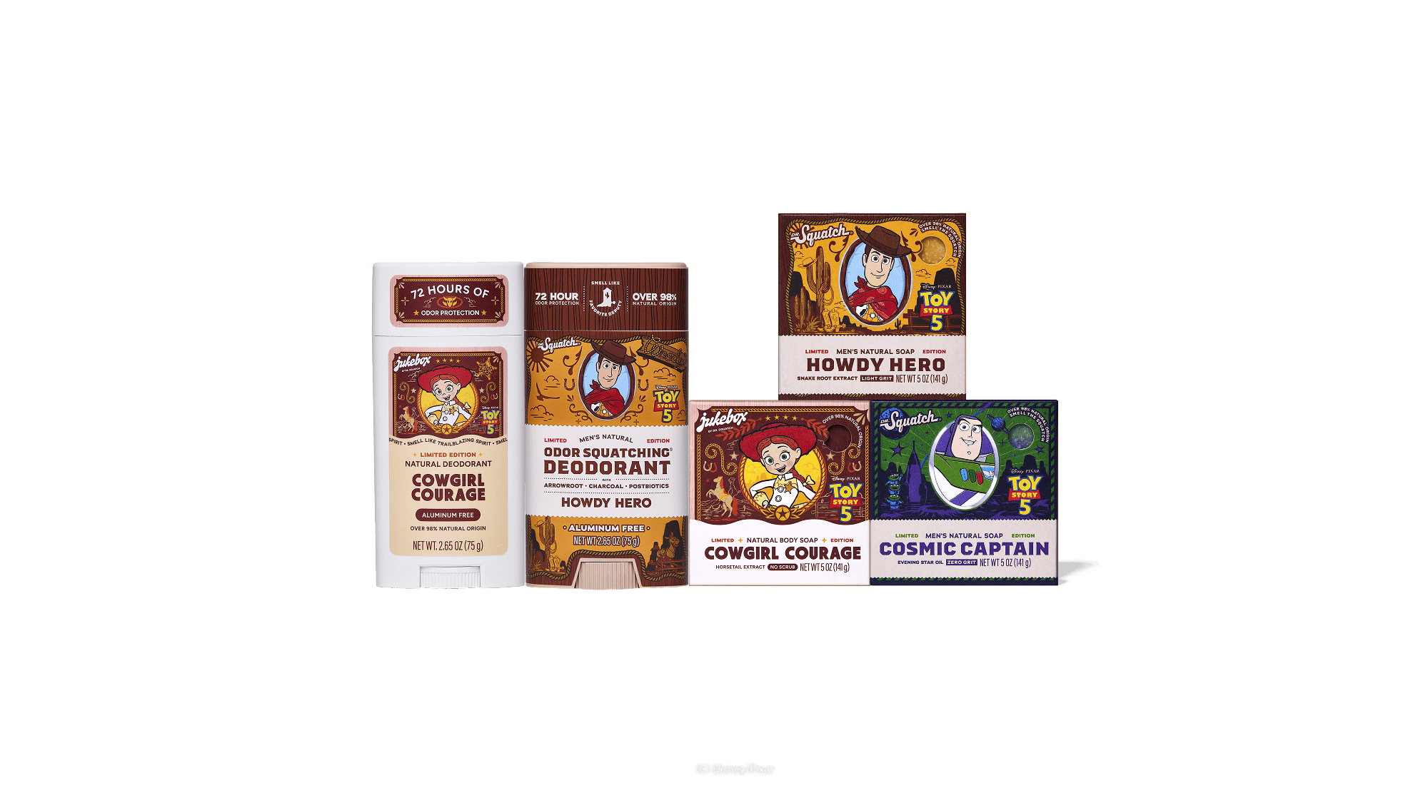 Dr. Squatch Soap Toy Story 5-Pack