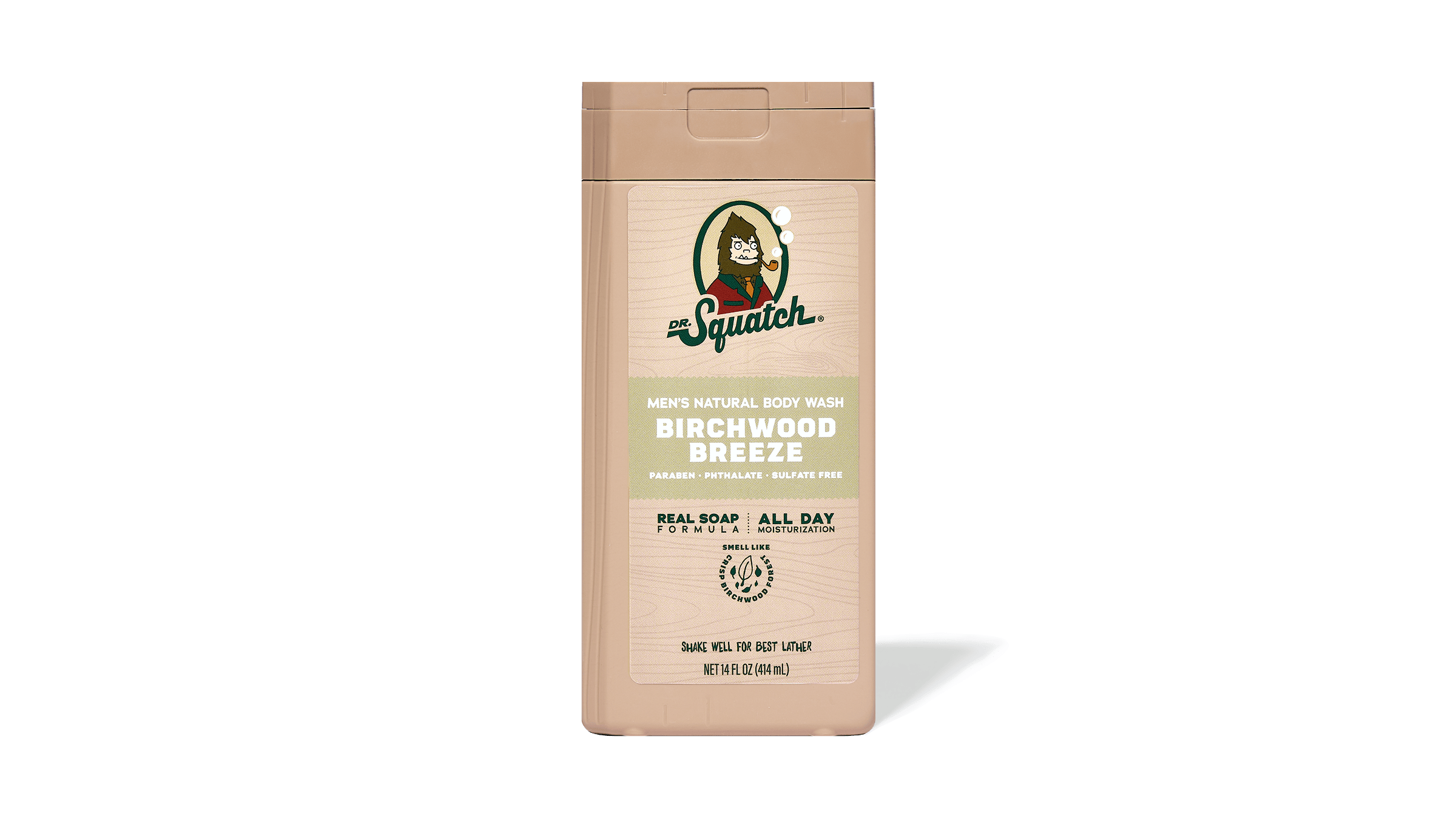 Dr. Squatch Soap 14 oz Birchwood Breeze Body Wash