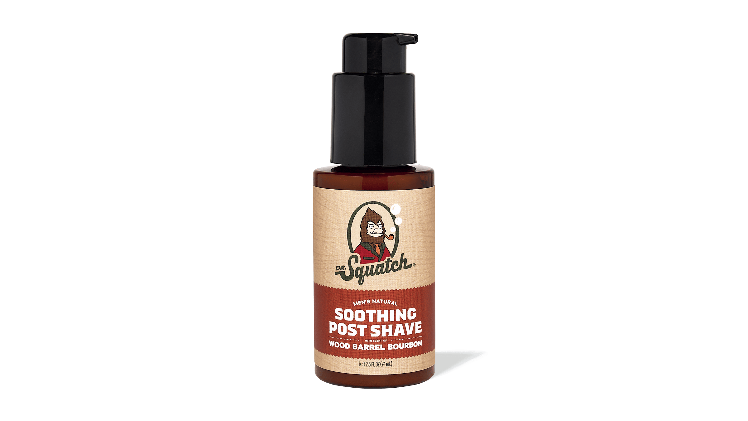 Dr. Squatch Soap Soothing Post Shave Wood Barrel Bourbon