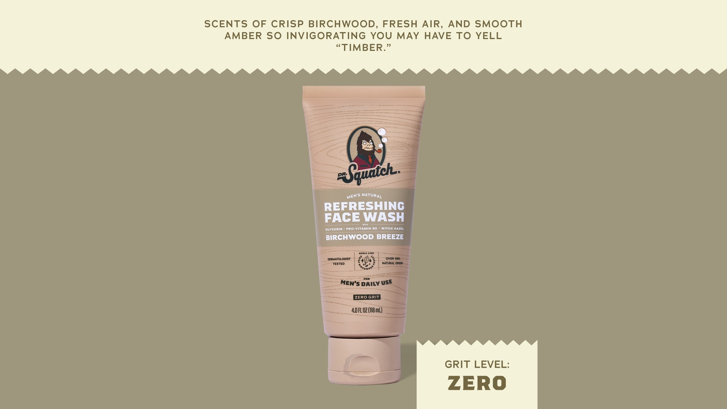 Dr. Squatch Soap Birchwood Breeze Refreshing Face Wash - Image 5