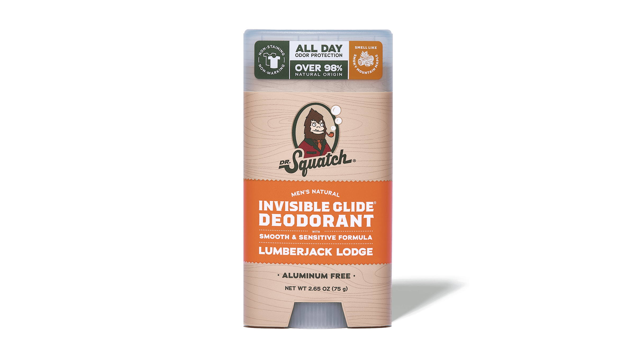 Dr. Squatch Soap Lumberjack Lodge Invisible Glide Deodorant